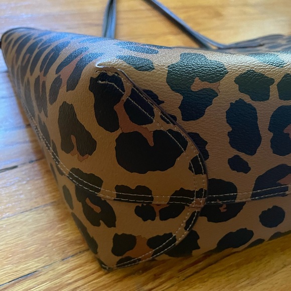 🤎🖤 Coach Leopard Print City Tote Bag - Picture 3 of 8